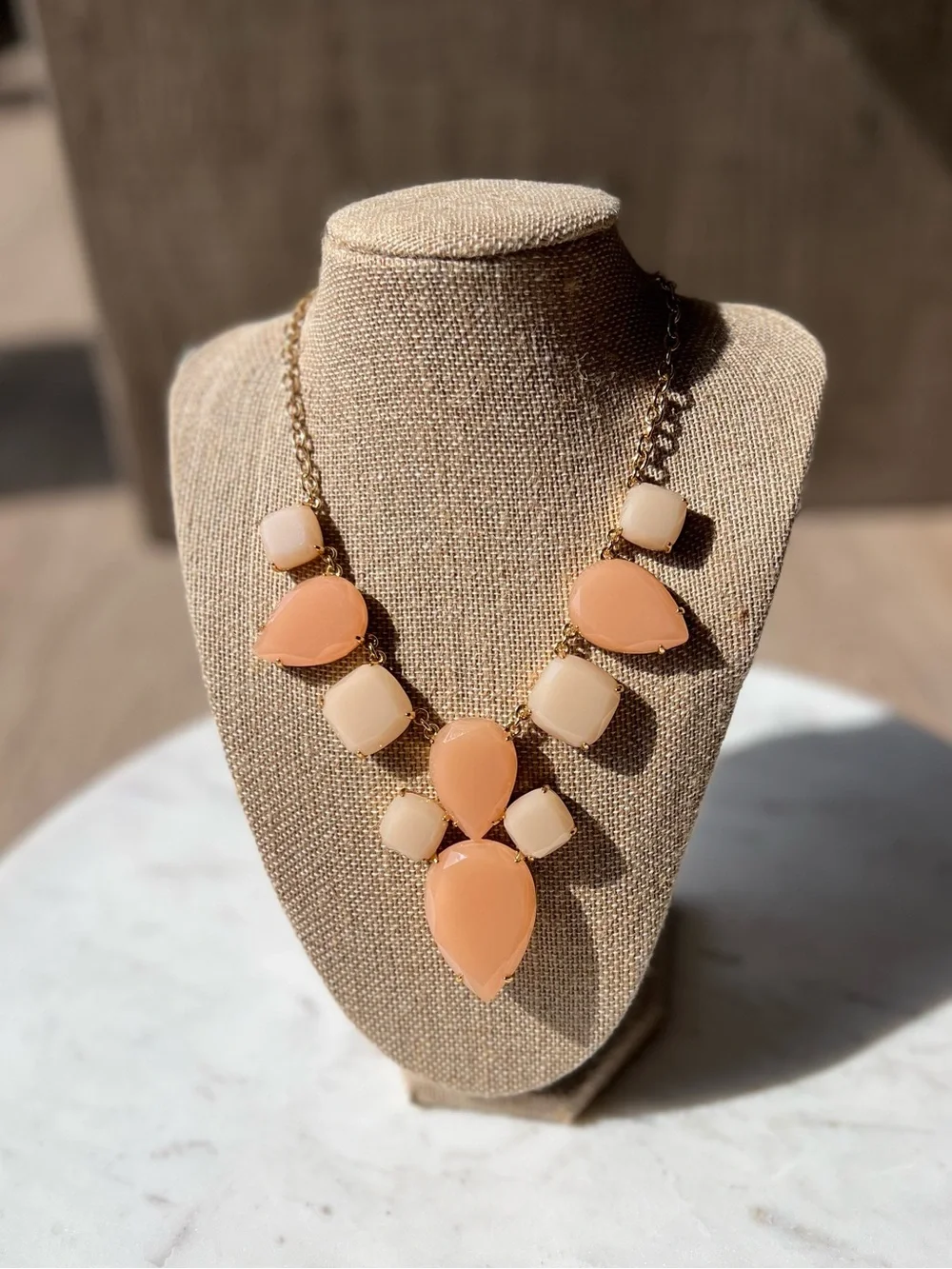 Kate Spade Statement Necklace in Blush Pink Like New